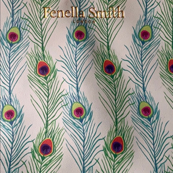 Peacock Print Make-Up Bag - Picture 2 of 6